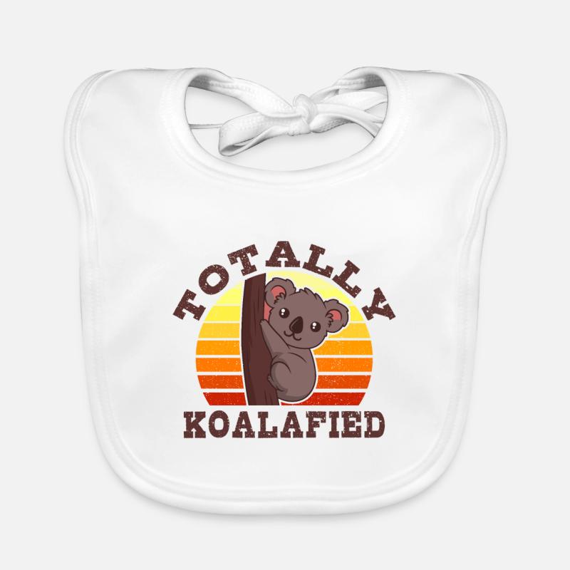 Koala - Bavoir bio Bébé - blanc