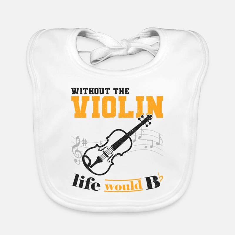 violon Bavoir bio Bébé