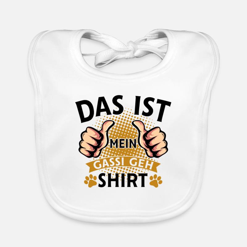 Hunde Spruch Baby Bio-Lätzchen