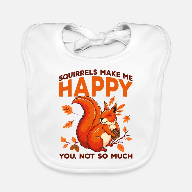 écureuil Bavoir bio Bébé