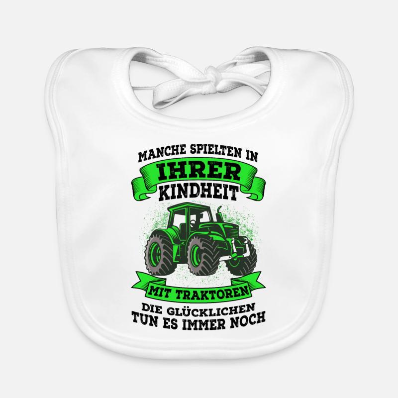 Traktor Baby Bio-Lätzchen