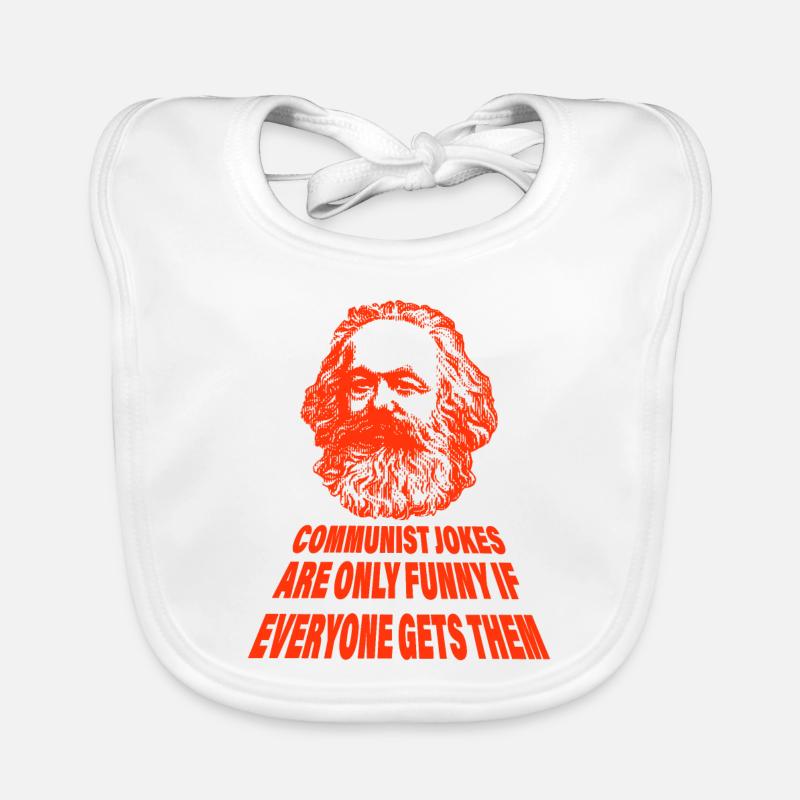 kommunistischer Witz Geschenk Baby Bio-Lätzchen