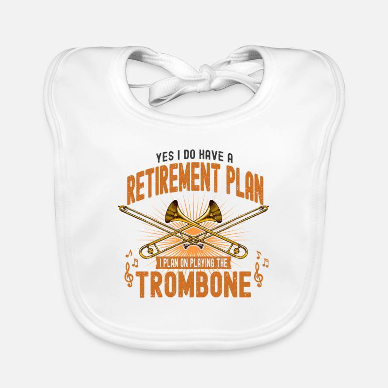 trombone Bavoir bio Bébé