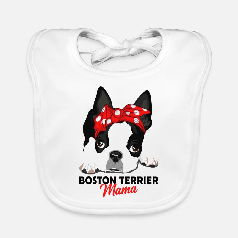 Boston Terrier Bavoir bio Bébé
