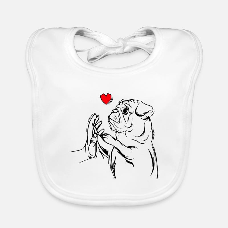 Mops Baby Bio-Lätzchen