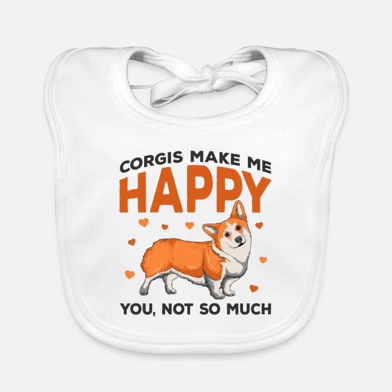 Corgi Organic Baby Bibs