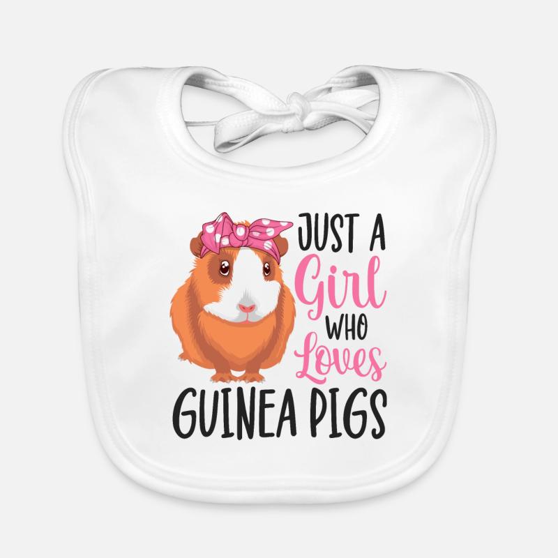 Guinea pig Organic Baby Bibs