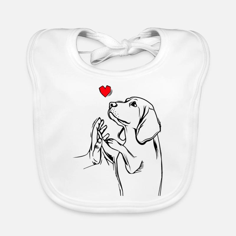 Beagle Bavoir bio Bébé