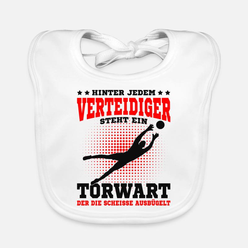 Torwart Baby Bio-Lätzchen