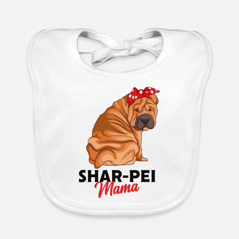 Shar Pei Organic Baby Bibs