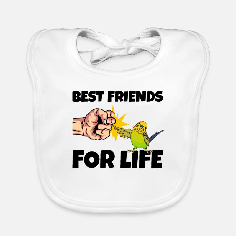 Budgerigar Organic Baby Bibs