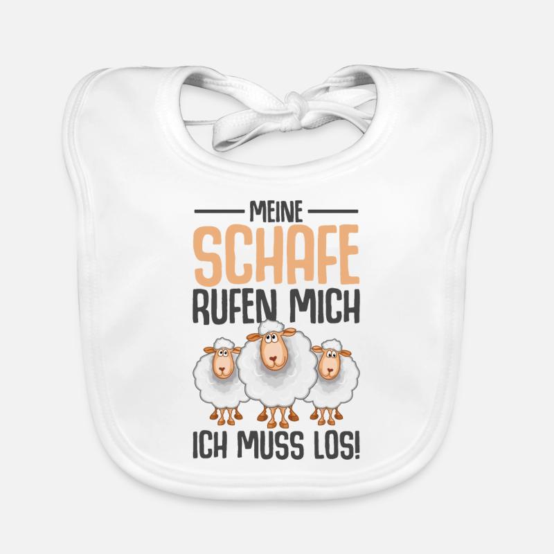 Schaf Baby Bio-Lätzchen