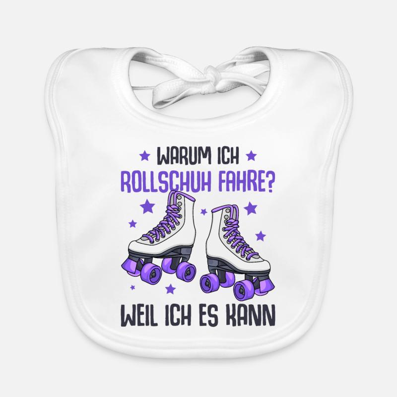 Rollschuhe Baby Bio-Lätzchen
