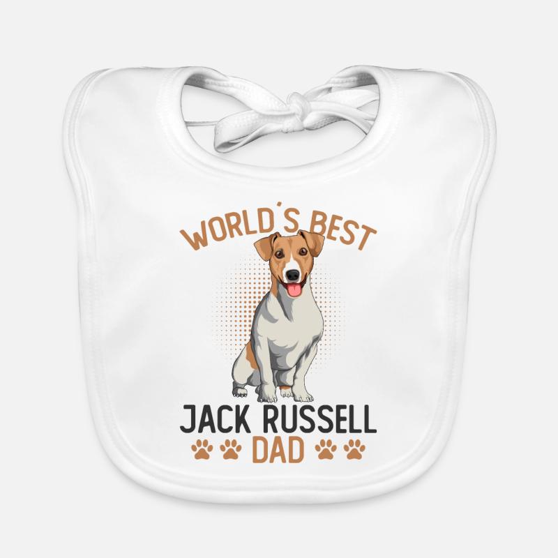 Jack Russell Terrier Bavoir bio Bébé