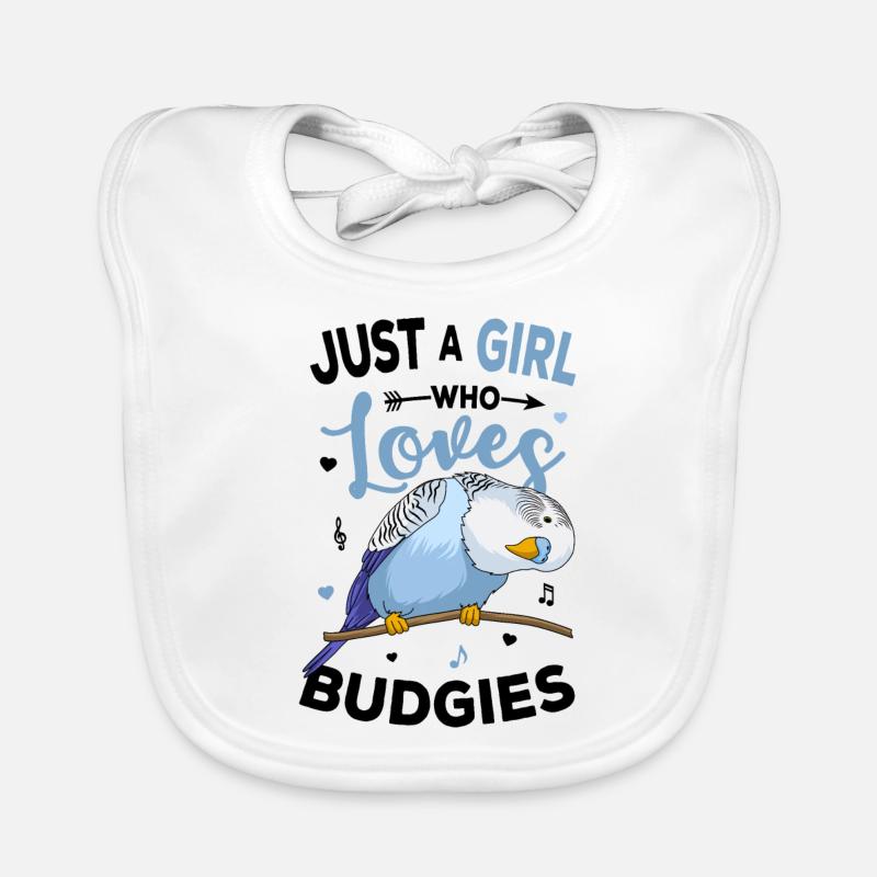 budgerigar Organic Baby Bibs