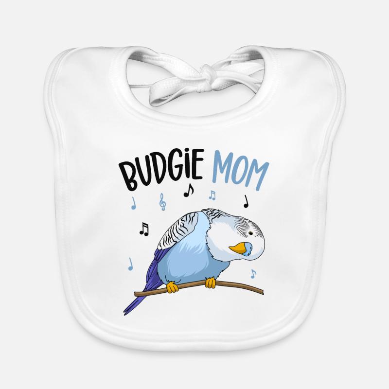 budgerigar Organic Baby Bibs