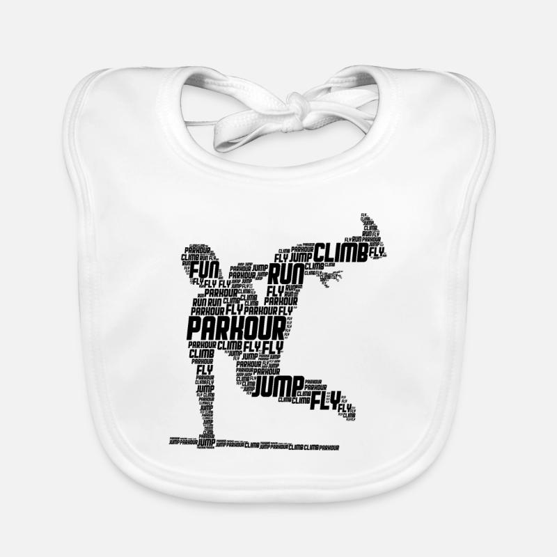 Parkour Baby Bio-Lätzchen