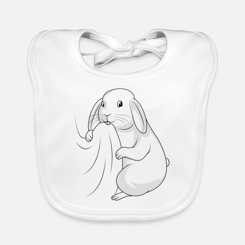 Hasen Baby Bio-Lätzchen