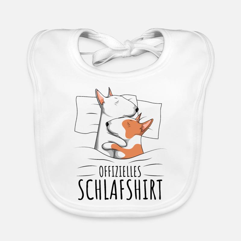 Bullterrier Baby Bio-Lätzchen