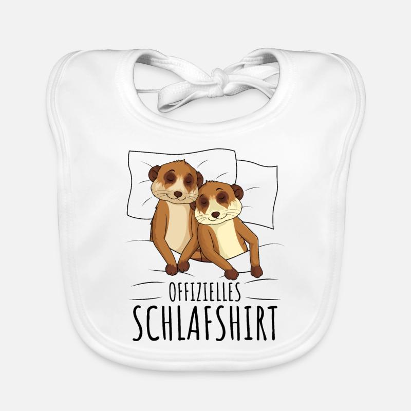 Erdmännchen Baby Bio-Lätzchen