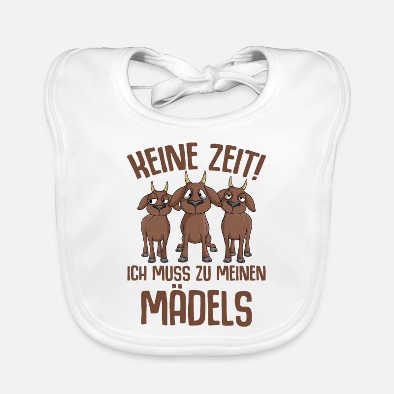 Ziege Baby Bio-Lätzchen