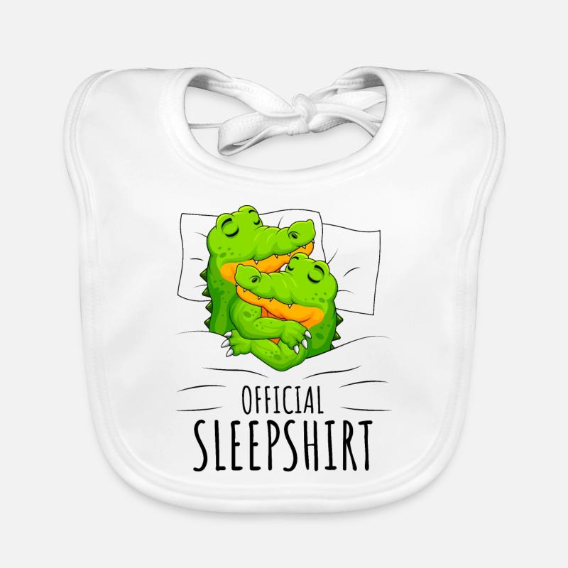 Krokodil Baby Bio-Lätzchen