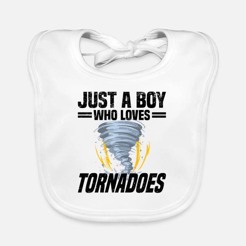Tornado Hunter Tornado Tornado Chaser Ouragan Bavoir bio Bébé