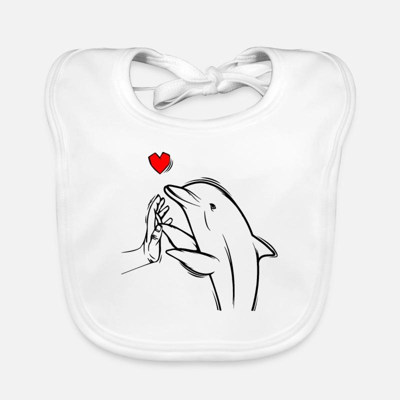 Delfin Baby Bio-Lätzchen