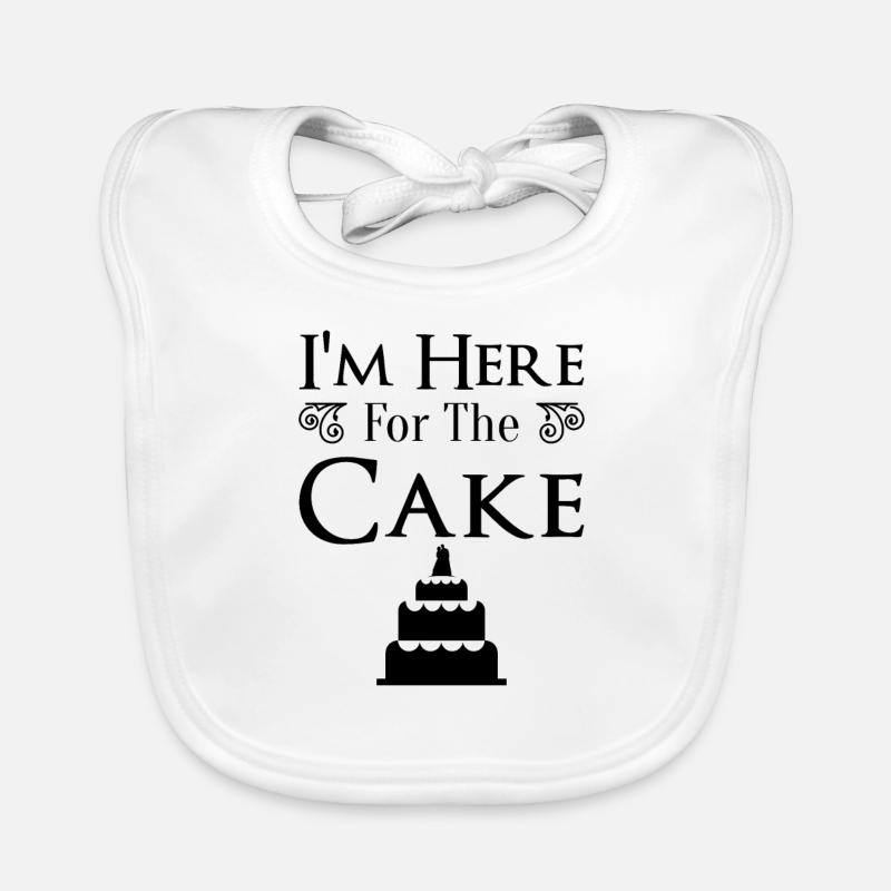 Wedding Wedding Party Wedding Cake Organic Baby Bibs