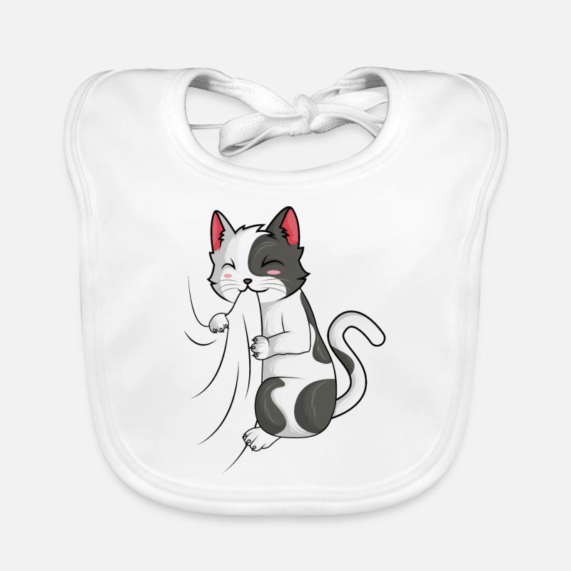 Félin Bavoir bio Bébé