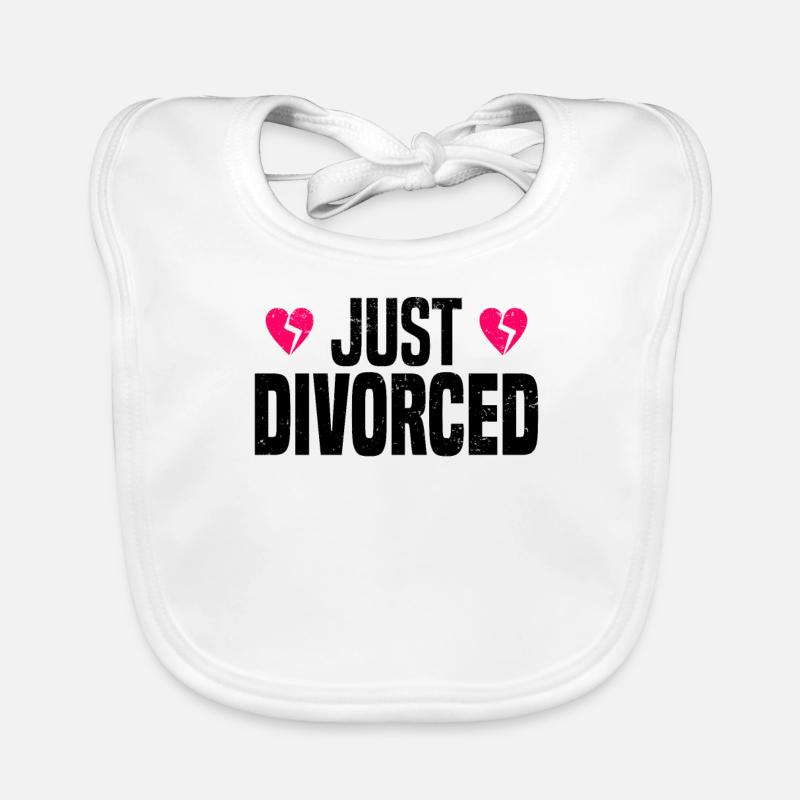 Scheidung Trennung Ehe Ex Scheidungsparty Baby Bio-Lätzchen