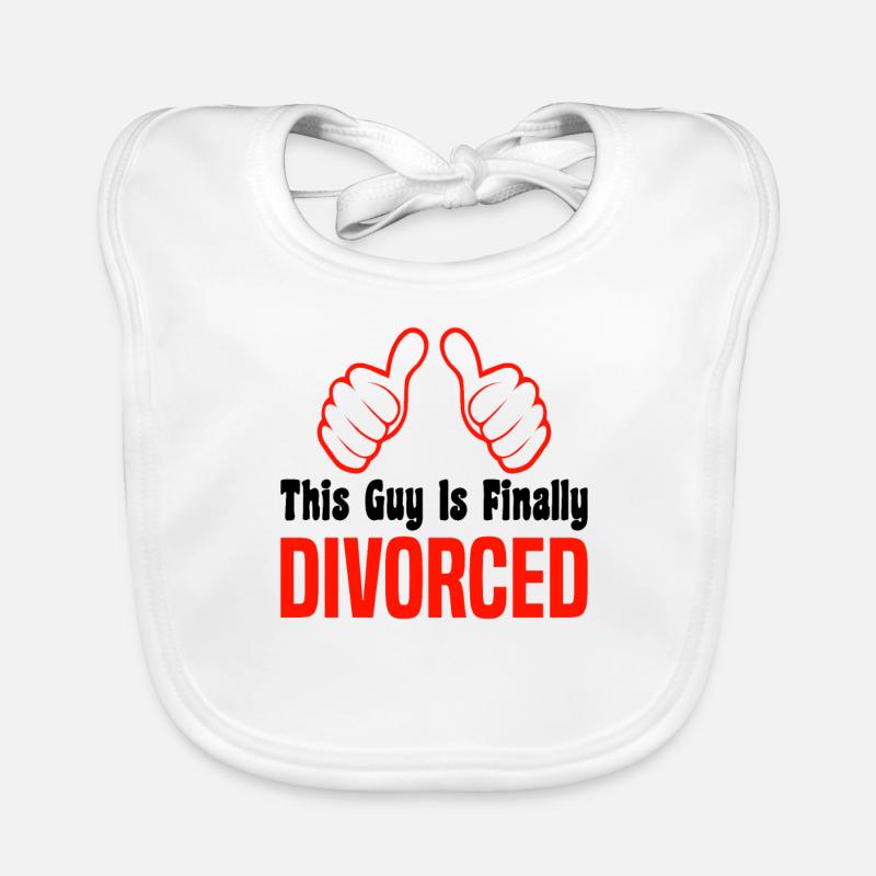 Scheidung Trennung Ehe Ex Scheidungsparty Baby Bio-Lätzchen