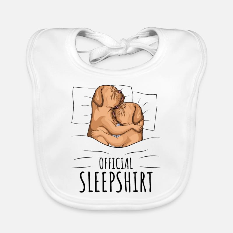 Dogue de Bordeaux Chemise de nuit Dogue Bavoir bio Bébé