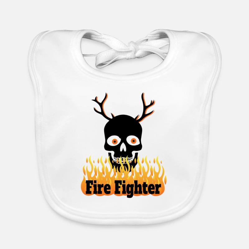 Fire Fighter Organic Baby Bibs