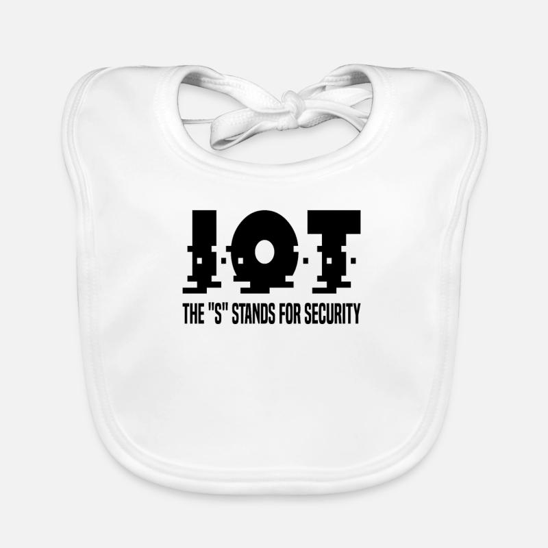 Internet Of Things IOT Programmer Admin IT Organic Baby Bibs
