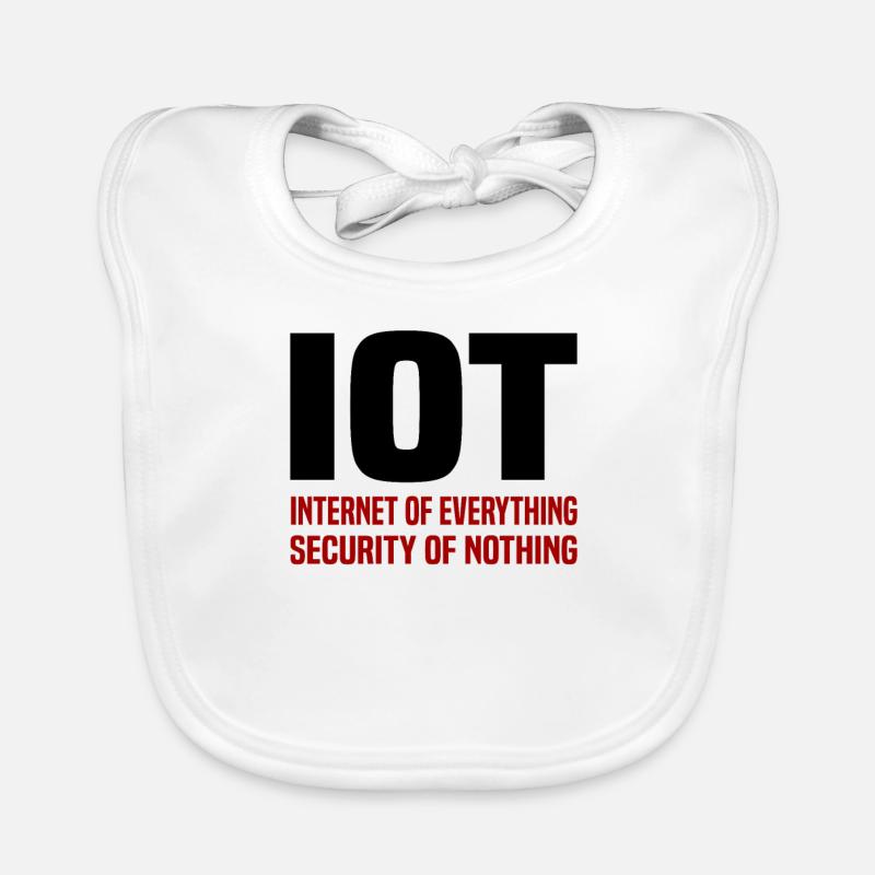Internet Of Things IOT Programmer Admin IT Organic Baby Bibs