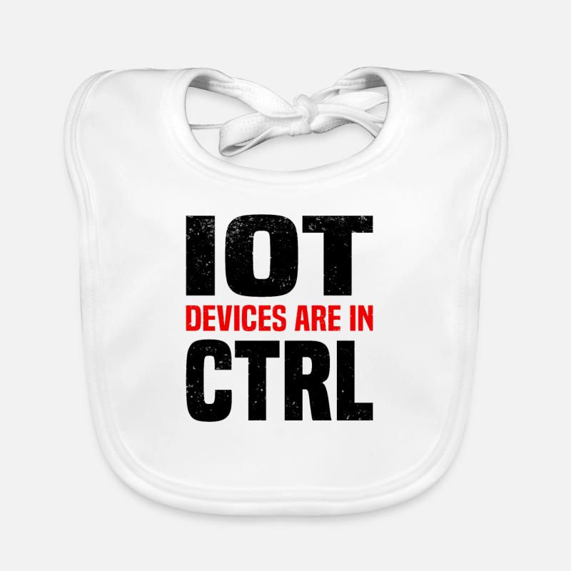 Internet Of Things IOT Programmer Admin IT Organic Baby Bibs