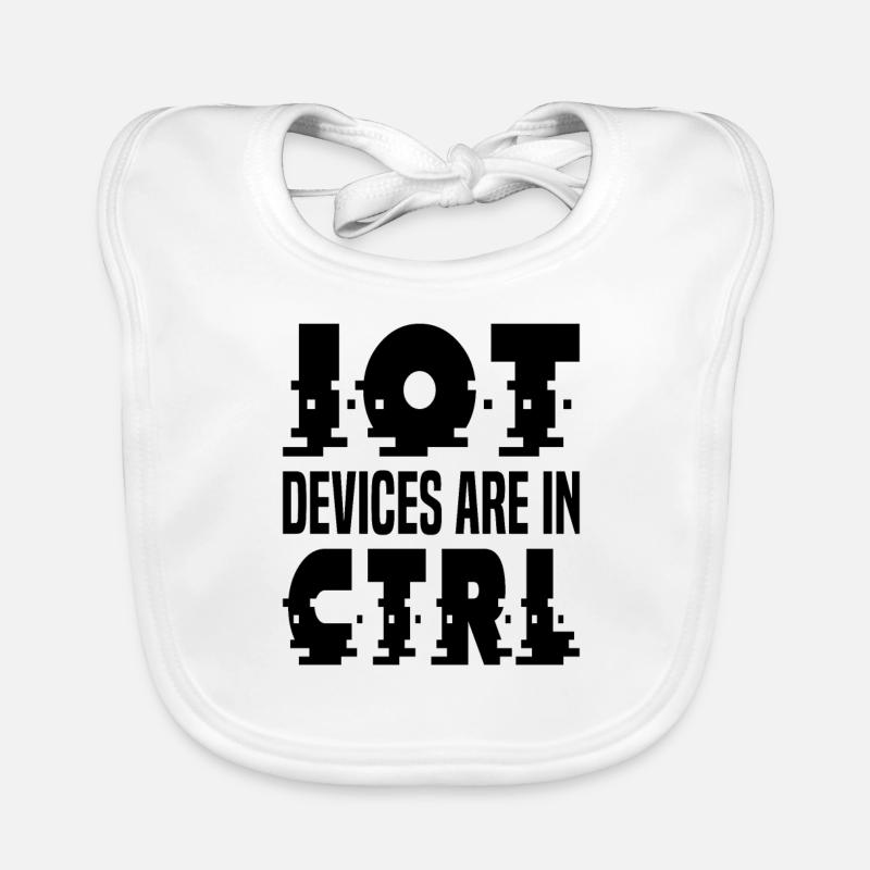 Internet Of Things IOT Programmer Admin IT Organic Baby Bibs