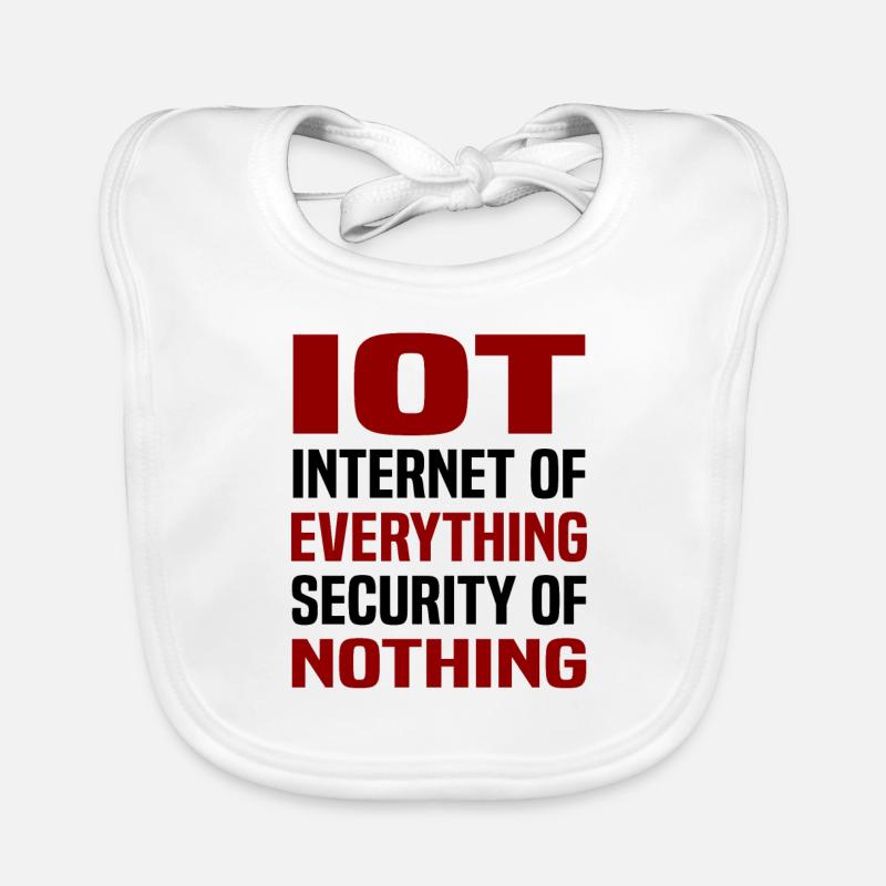 Internet Of Things IOT Programmer Admin IT Organic Baby Bibs