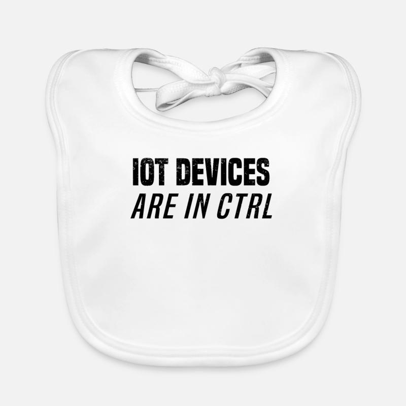 Internet Of Things IOT Programmer Admin IT Organic Baby Bibs