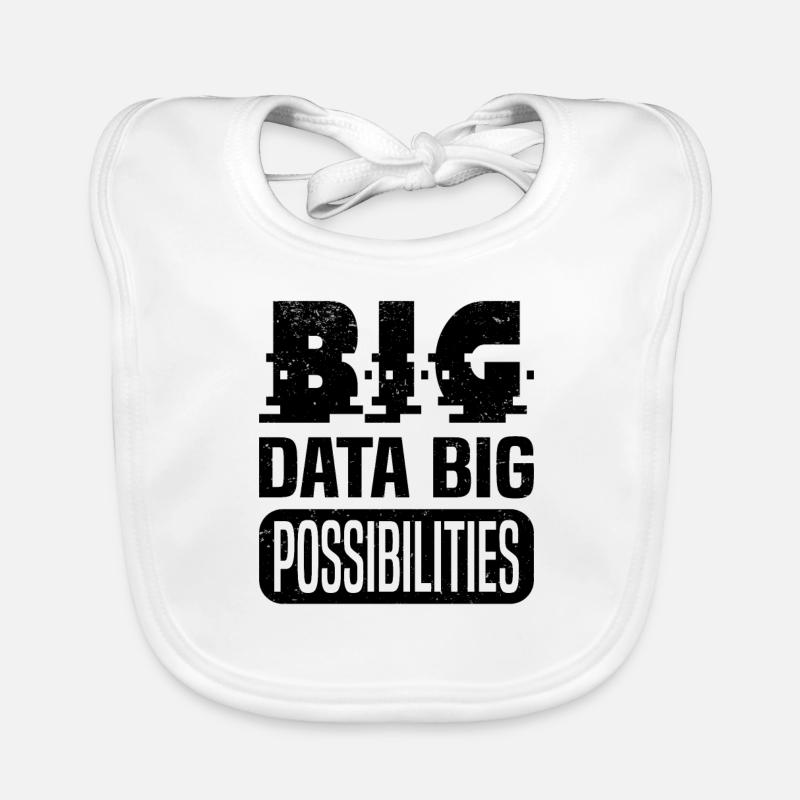 Internet Of Things IOT Programmer Admin IT Organic Baby Bibs