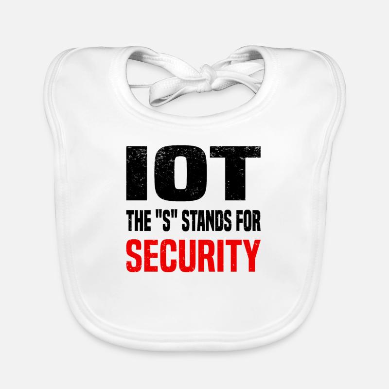 Internet Of Things IOT Programmer Admin IT Organic Baby Bibs