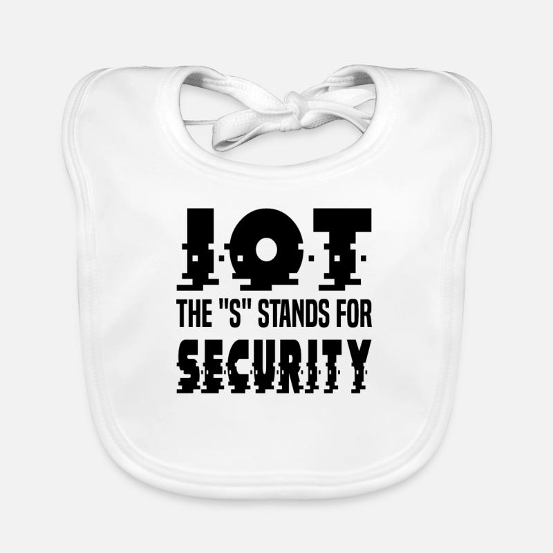 Internet Of Things IOT Programmer Admin IT Organic Baby Bibs