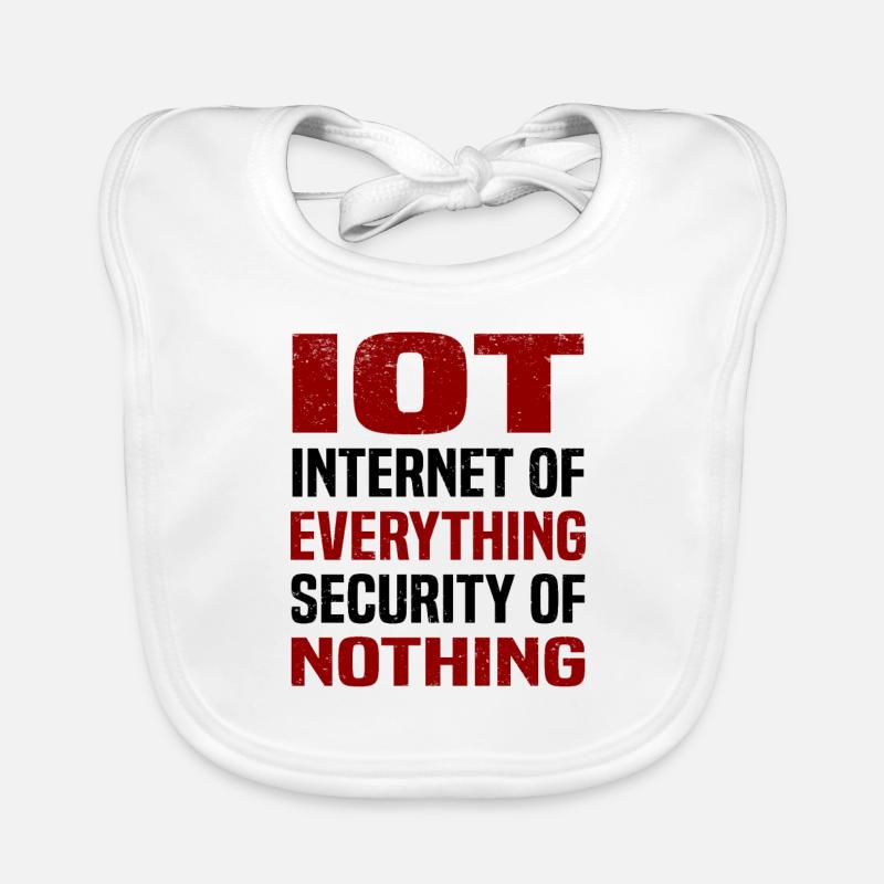 Internet Of Things IOT Programmer Admin IT Organic Baby Bibs