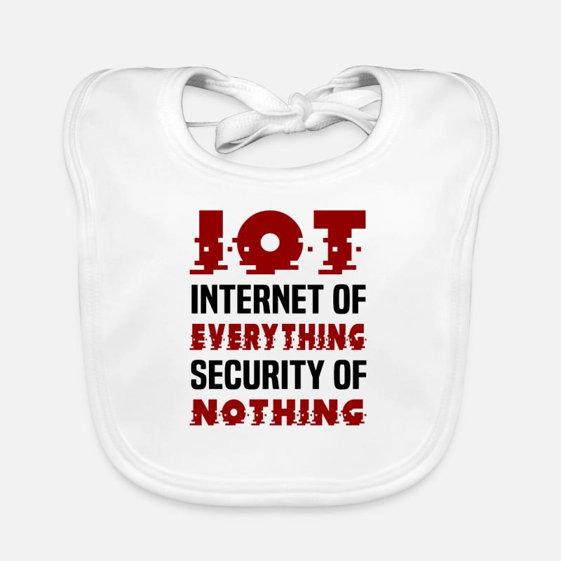 Internet Of Things IOT Programmer Admin IT Organic Baby Bibs
