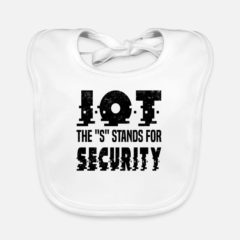 Internet Of Things IOT Programmer Admin IT Organic Baby Bibs