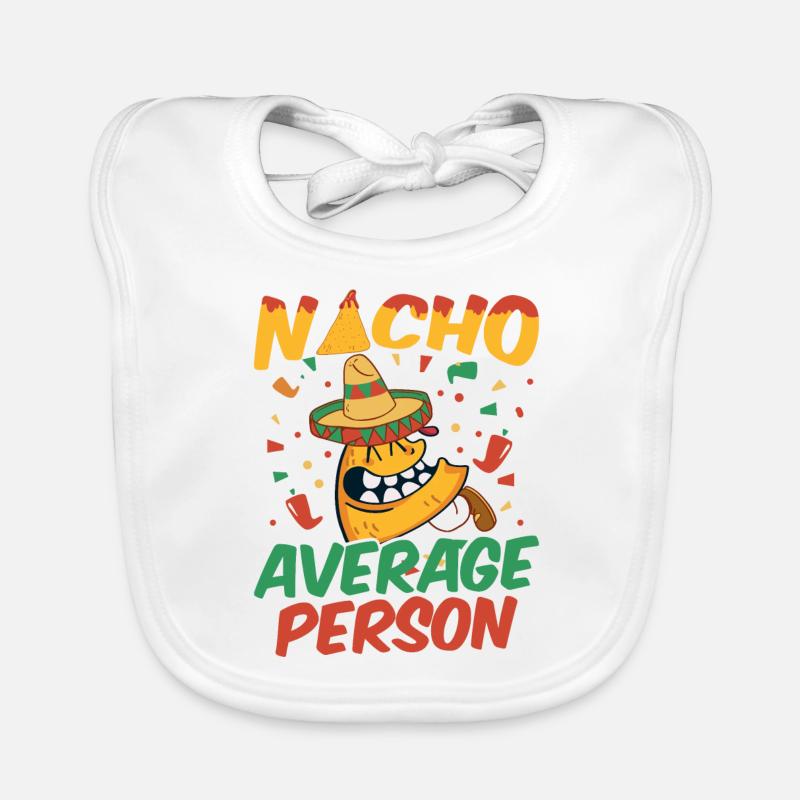 Nacho Salsa Dip Mexique Mexique Latino Bavoir bio Bébé