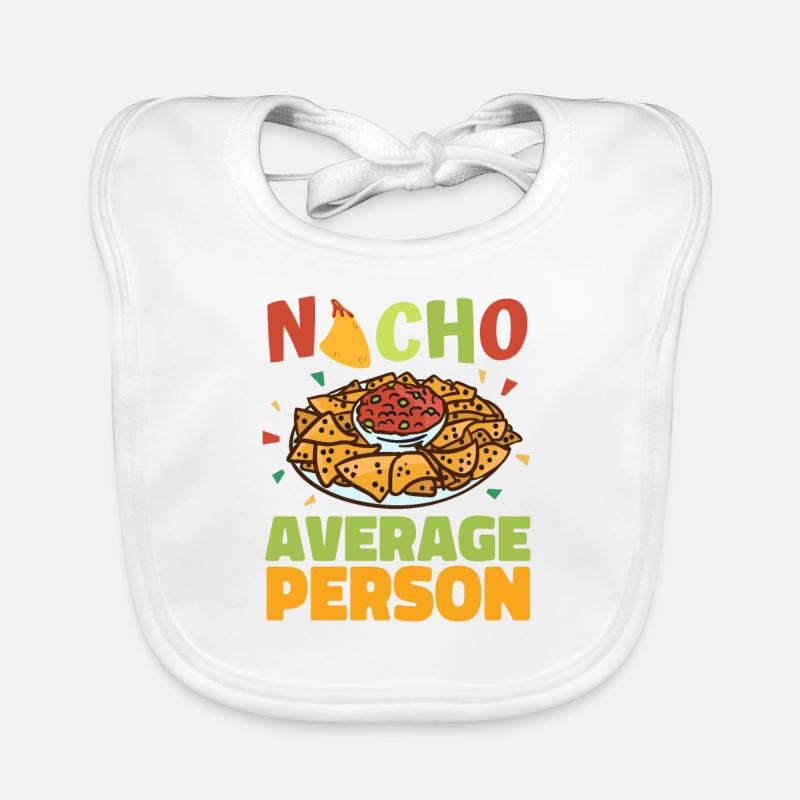 Nacho Salsa Dip Mexique Mexique Latino Bavoir bio Bébé