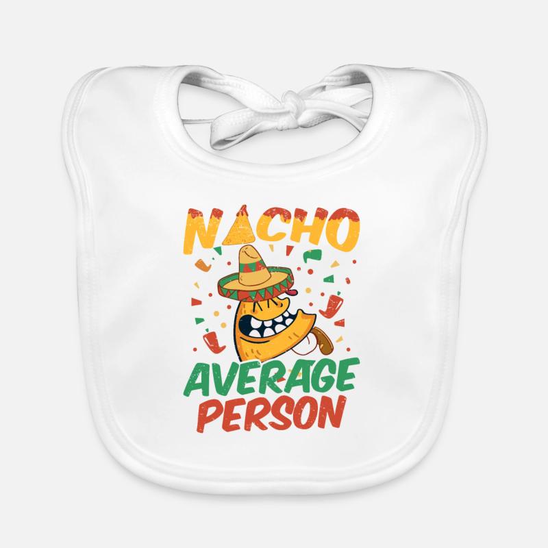 Nacho Salsa Dip Mexique Mexique Latino Bavoir bio Bébé