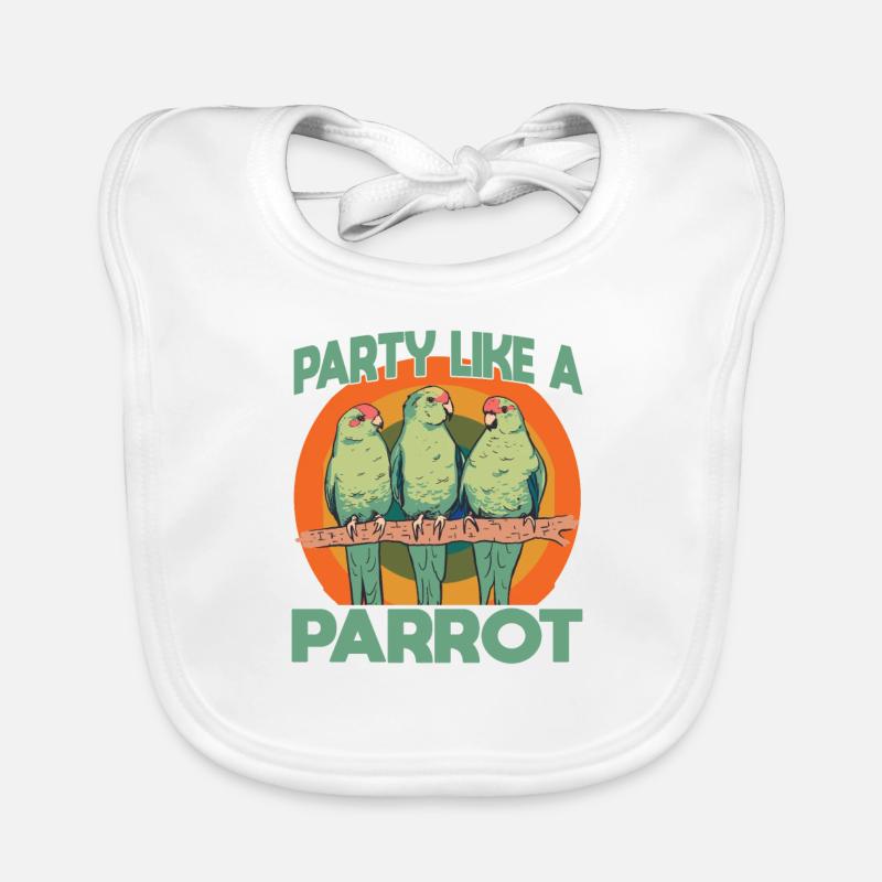 Perruche Perruche Oiseau Perruche Propriétaire Bavoir bio Bébé